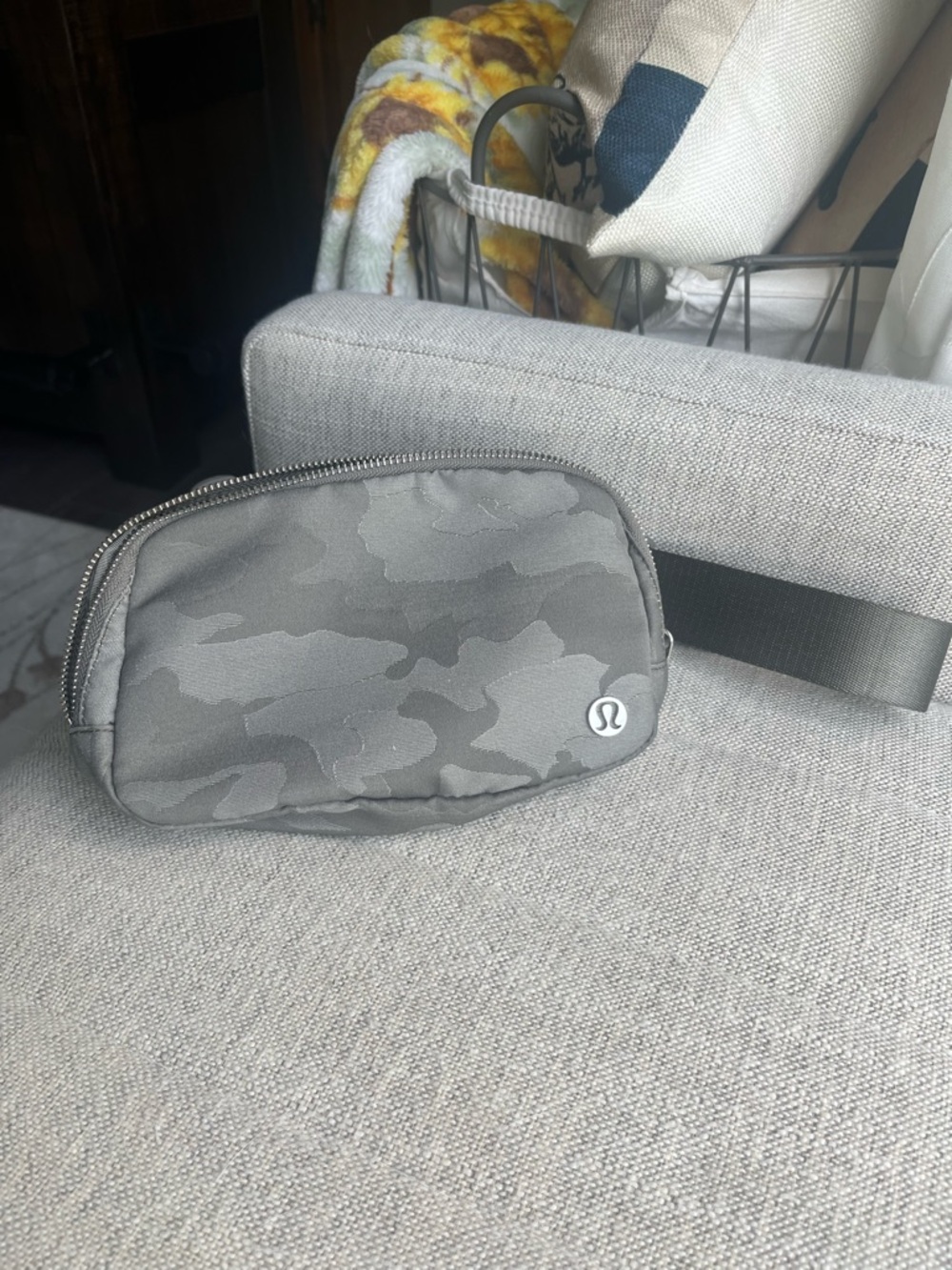 lululemon athletica Gray Camo Toiletry Pouch
